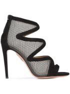 Aquazzura Cut-out Detail Sandals - Black