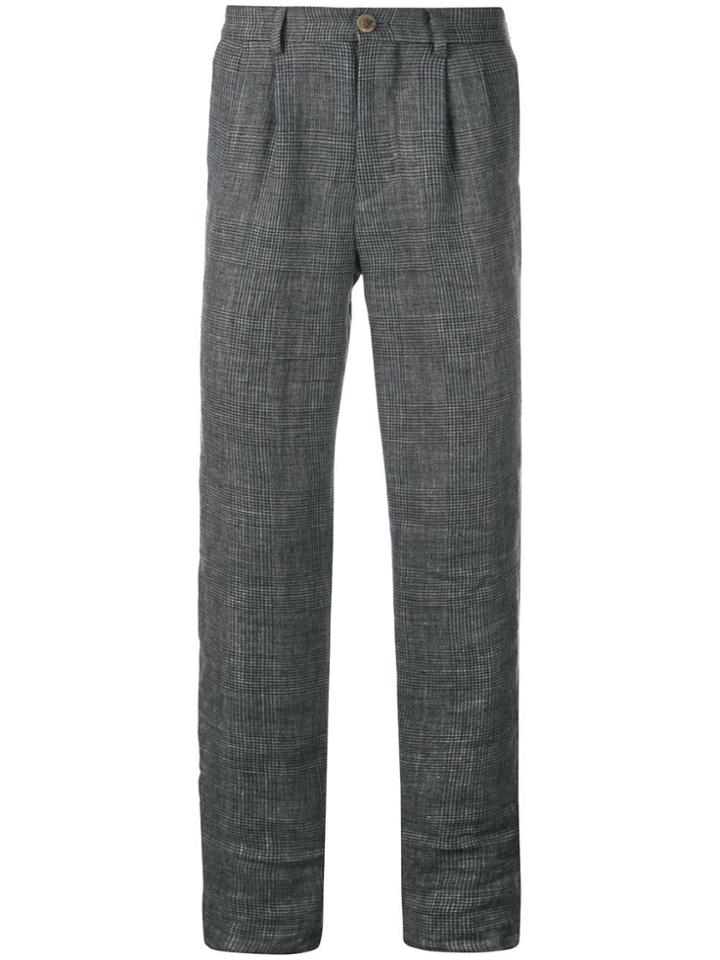 Brunello Cucinelli High Waisted Trousers - Grey