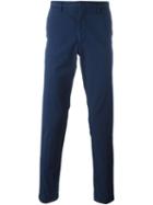 Boss Hugo Boss Slim Fit Chinos, Men's, Size: 52, Blue, Cotton/spandex/elastane