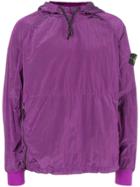 Stone Island Lightweight Drawstring Hood Jacket - Pink & Purple