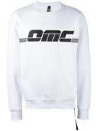 Omc Logo Print Sweatshirt, Men's, Size: Large, White, Cotton