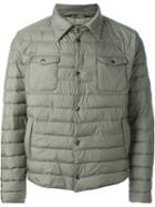 Eleventy Padded Buttoned Jacket, Men's, Size: Xxl, Green, Polyester