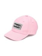 Young Versace Teen Logo Embroidered Cap - Pink