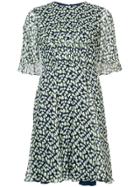 Jason Wu Graphic Print Tea Dress - Black