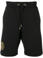 Versace Jeans Embroidered Logo Shorts - Black