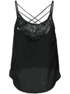 Zac Zac Posen Deco Sequin Embellished Tank Top - Black