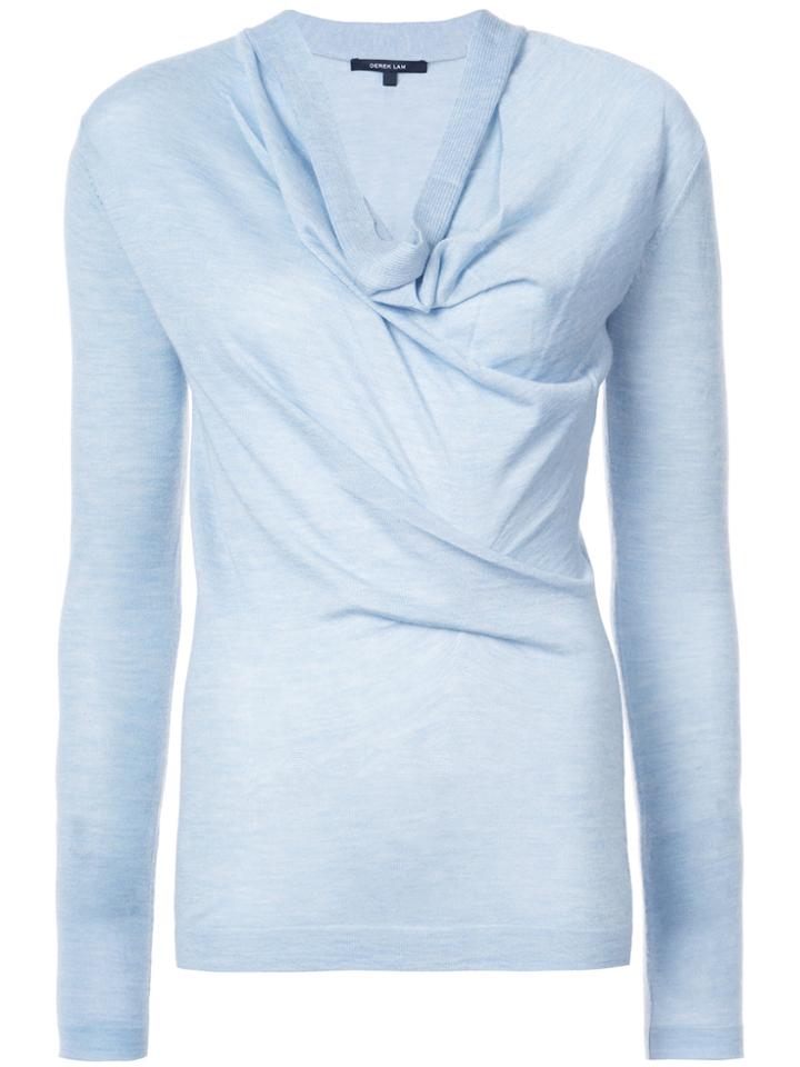 Derek Lam Ciciley Long Sleeve Sweater - Blue