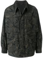 Tom Ford Camouflage Cargo Jacket - Green