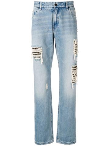 Fendi Distressed Jeans - Blue