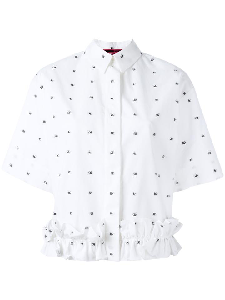 Mcq Alexander Mcqueen Swallow Shirt - White