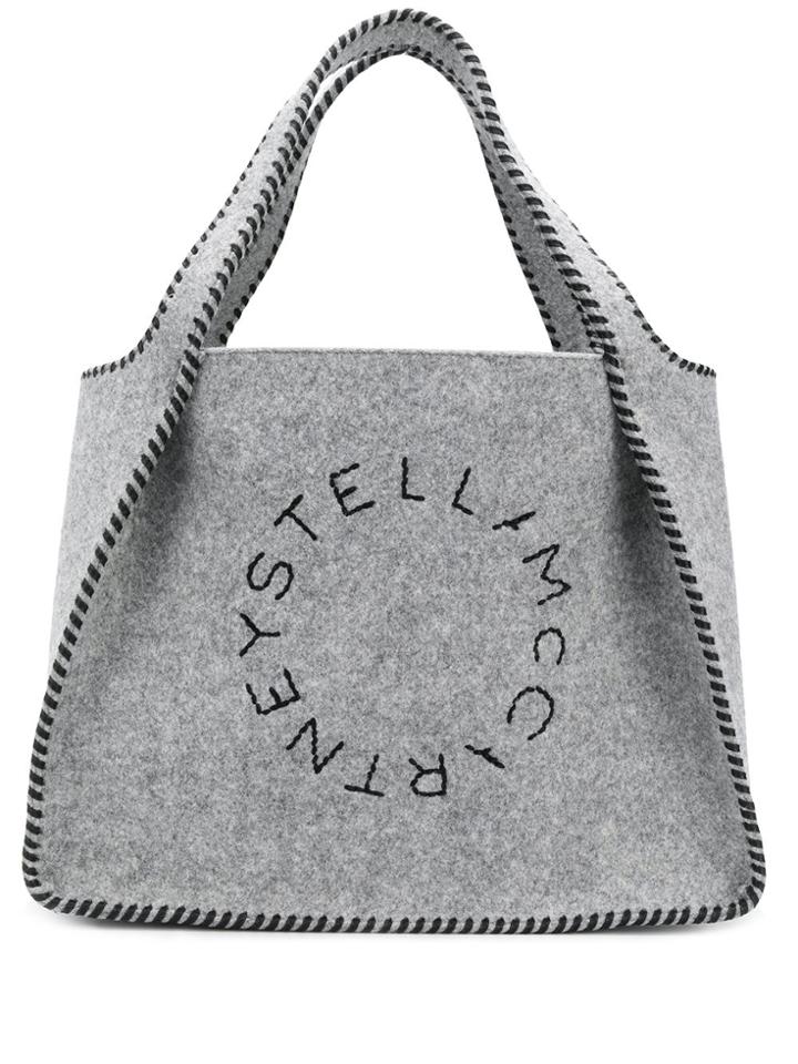 Stella Mccartney Stella Logo Tote - Grey