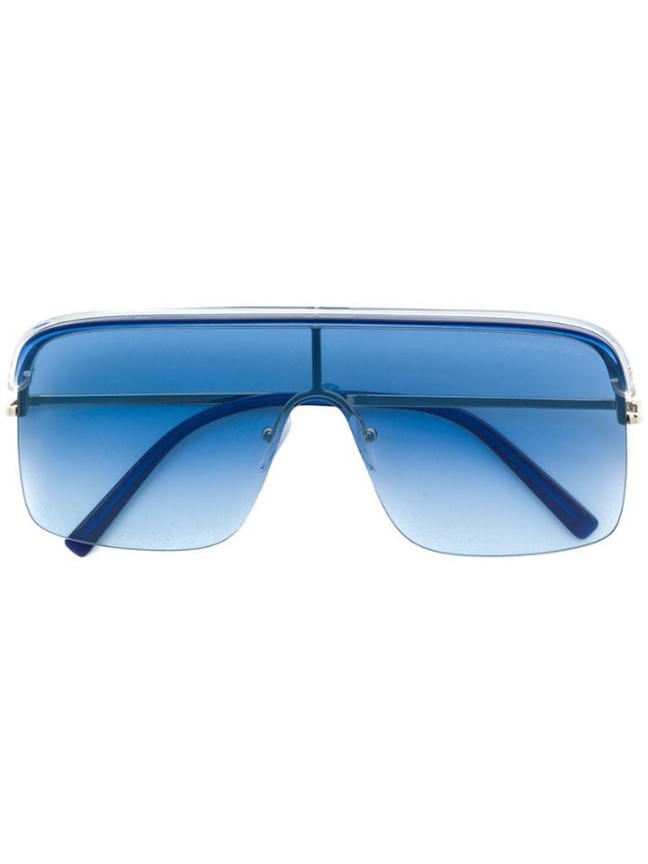 Cutler & Gross Oversized Square Sunglasses - Blue
