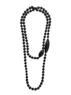 Monies Beaded Necklace - Black