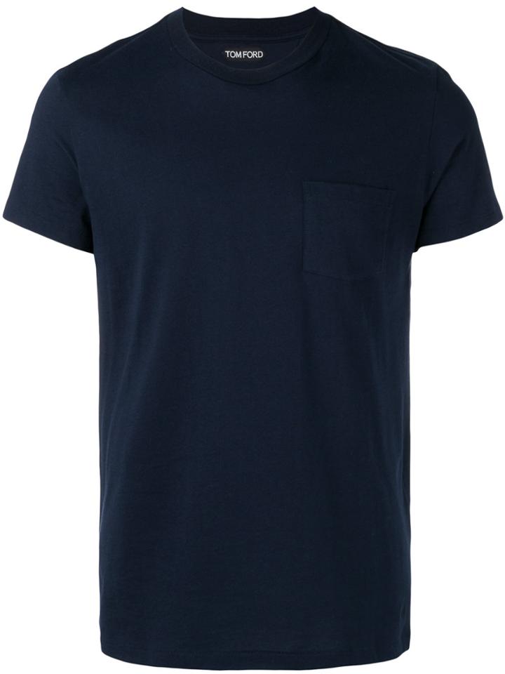 Tom Ford Round Neck T-shirt - Blue