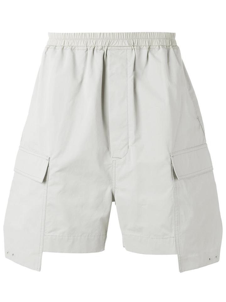 Rick Owens Drkshdw Track Shorts, Men's, Size: Medium, Nude/neutrals, Cotton/polyimide