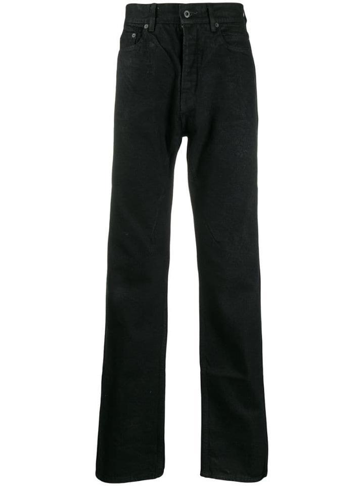 Rick Owens Drkshdw Relaxed Cotton Jeans - Black