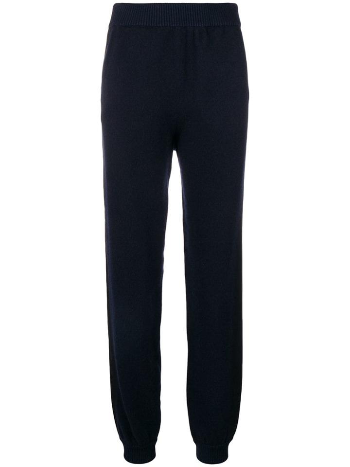 Lanvin Straight-leg Knitted Trousers - Blue