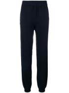 Lanvin Straight-leg Knitted Trousers - Blue