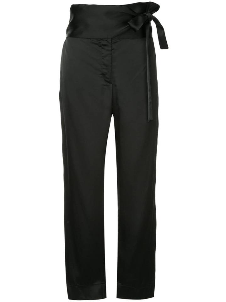 Forte Forte Tied High Waist Trousers - Black