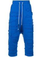 Mostly Heard Rarely Seen Kinetic Cropped Trousers - Blue