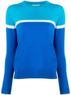 Chinti & Parker Two Tone Sweater - Blue