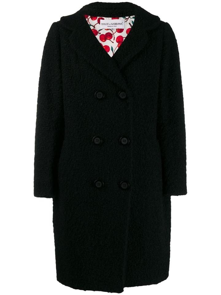 Dolce & Gabbana Pre-owned '2000s Double-breasted Coat - Black