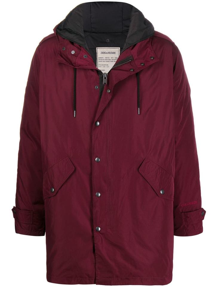 Zadig & Voltaire Kattle Tech Parka - Red
