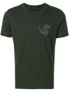 Emporio Armani Mixed-print T-shirt - Green