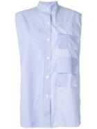 Public School - Digby Shirt - Women - Cotton - Xs, Blue, Cotton