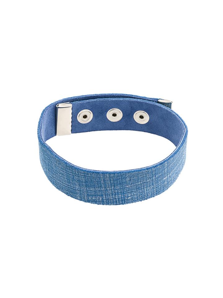 Manokhi Karmen Denim Choker - Blue
