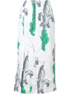 Julien David Mid-length Skirt - White