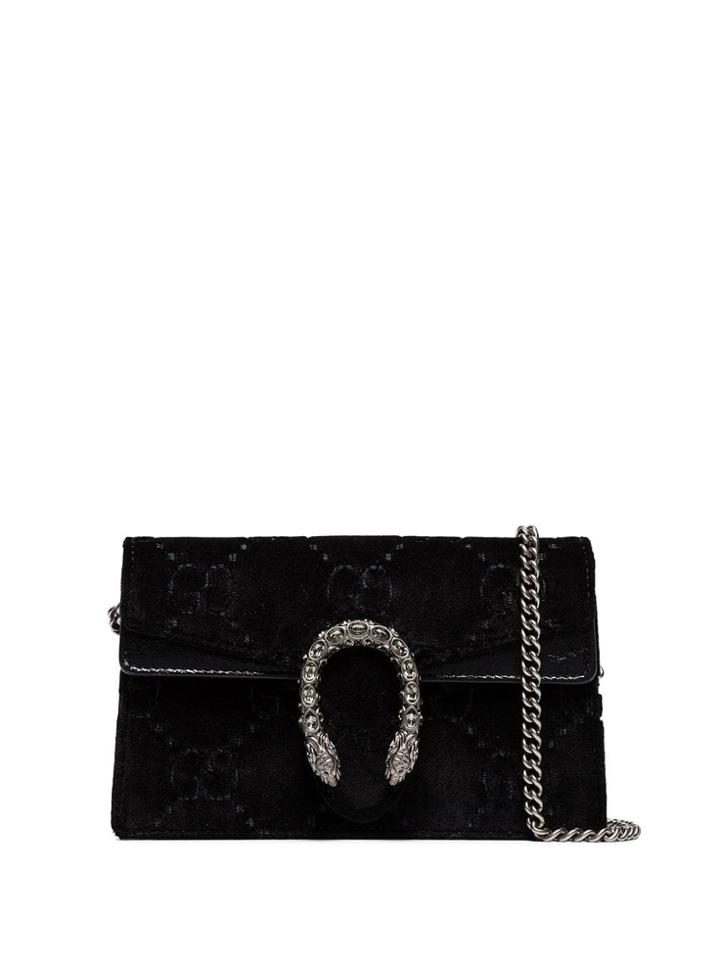 Gucci Super Mini Dionysus Gg Bag - Black