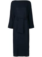 Daniela Gregis Belted Midi Dress - Blue