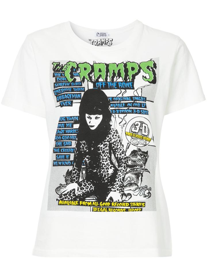 Hysteric Glamour Magazine Print T-shirt - White