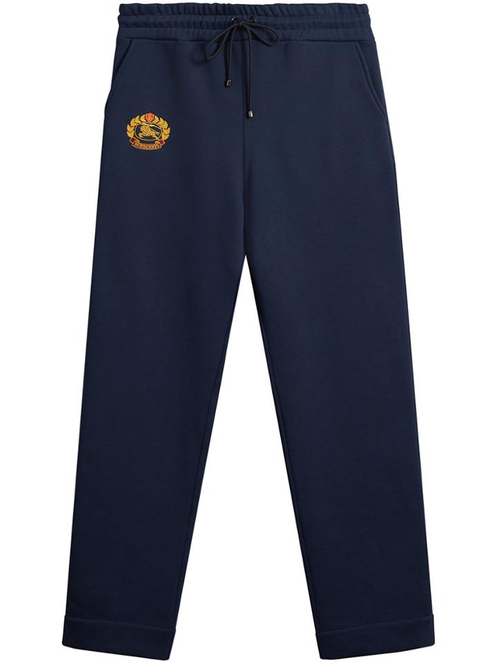 Burberry Archive Crest Tracksuit Bottoms - Blue