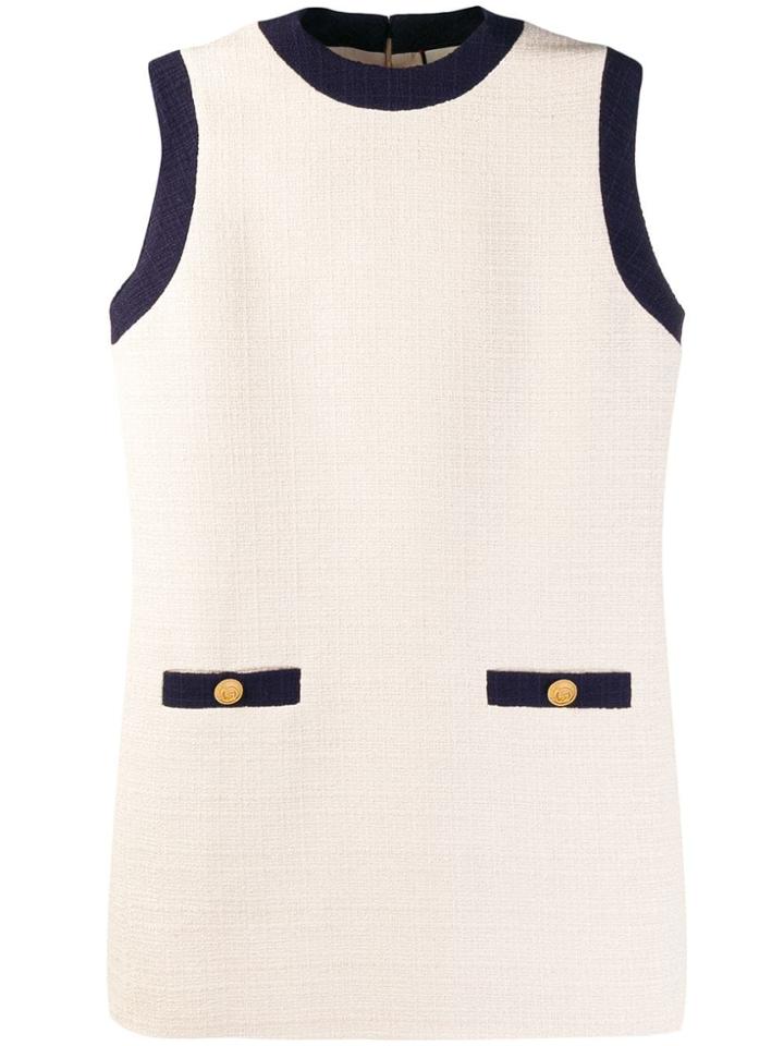 Gucci Classic Shift Dress - Neutrals