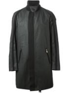 Tom Rebl Canvas Zip Coat, Men's, Size: 50, Black, Cotton/acrylic/polyester/acetate