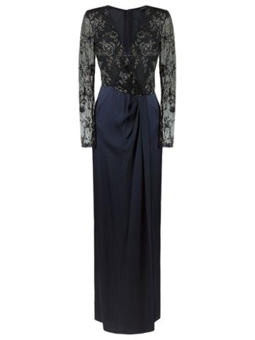 Tufi Duek Lace Gown, Women's, Size: 38, Black, Acetate/viscose