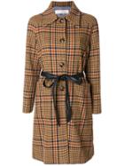 Golden Goose Deluxe Brand - Single Breasted Coat - Women - Polyamide/cupro/viscose/other Fibers - Xs, Brown, Polyamide/cupro/viscose/other Fibers