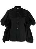Comme Des Garçons Oversized-sleeve Shirt - Black