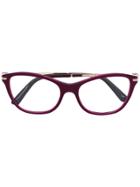 Bulgari Low Winged Glasses - Pink & Purple