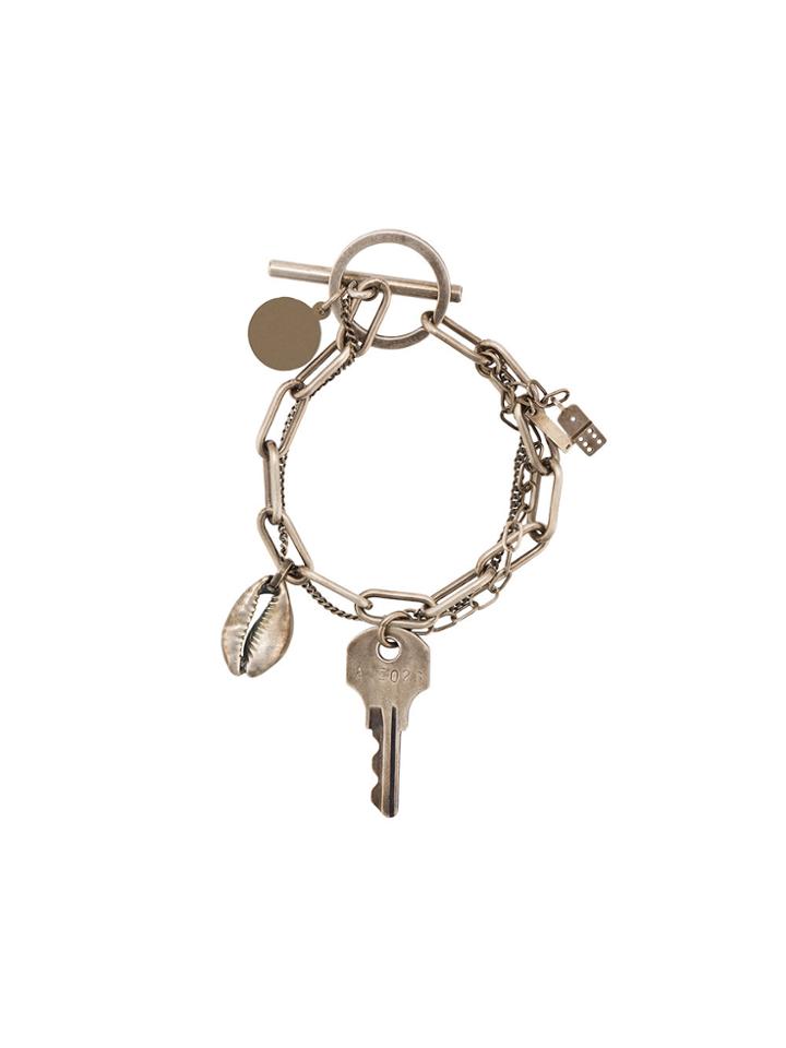 Ann Demeulemeester Charm Bracelet - Metallic