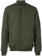 Calvin Klein Jeans Padded Bomber Jacket, Men's, Size: Large, Green, Nylon/polyester