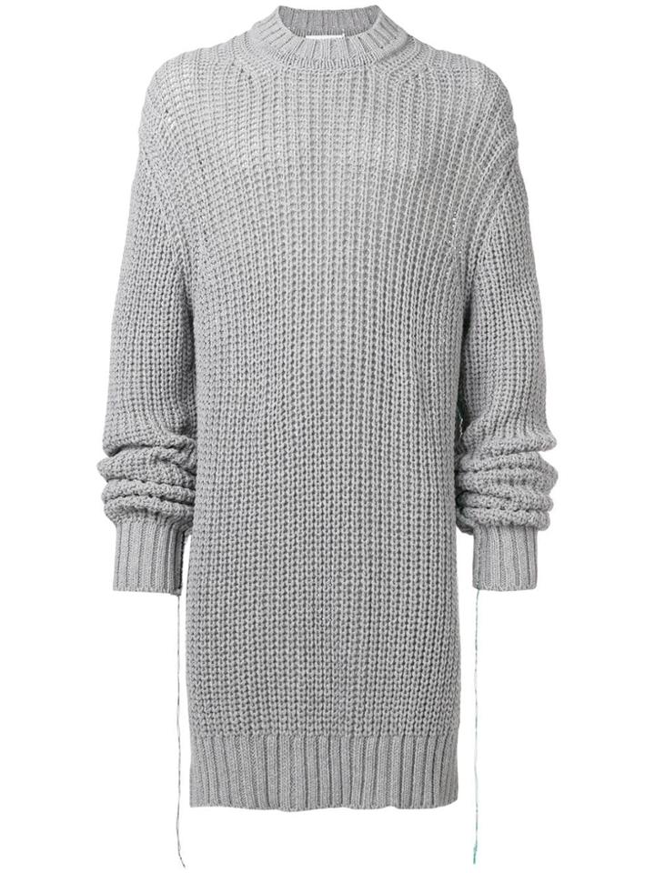 Jil Sander Chunky Knit Jumper - Grey