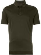 T By Alexander Wang Classic Polo Shirt, Men's, Size: Large, Green, Cotton/polyester/spandex/elastane