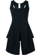 Sàpopa Back Flap Sleeveless Playsuit, Women's, Size: Small, Black, Polyamide/spandex/elastane