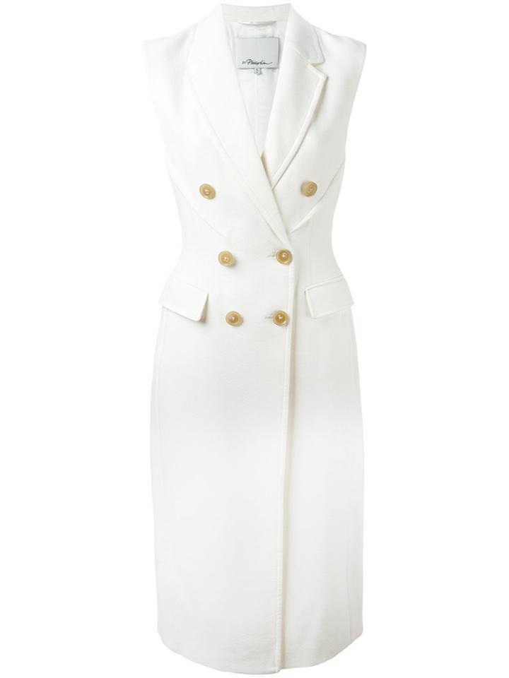 3.1 Phillip Lim Long Vest - White