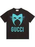 Gucci Online Exclusive Gucci Manifesto Oversize T-shirt - Black