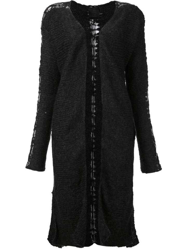 Thom Krom Open Mid Cardigan, Women's, Size: Medium, Grey, Acrylic/alpaca/wool/polyamide