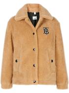 Burberry Monogram Motif Fleece Jacket - Neutrals